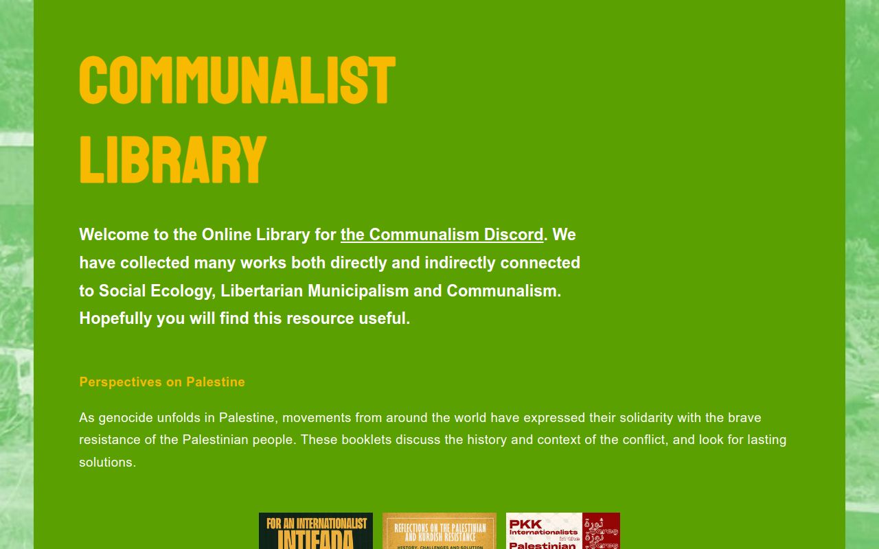 The Communalist Library